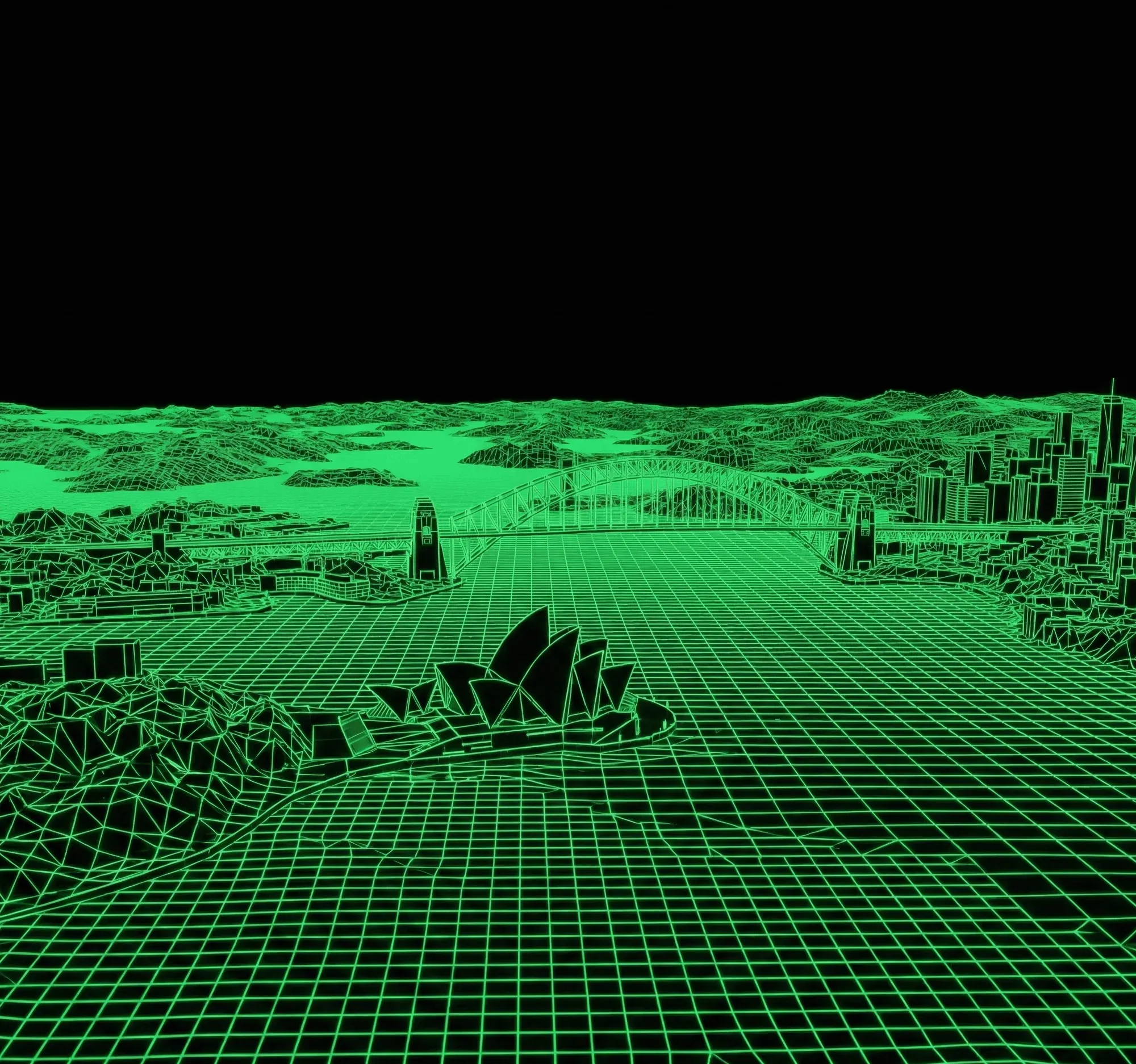 Stylised picture of Sydney harbour - Search Expert